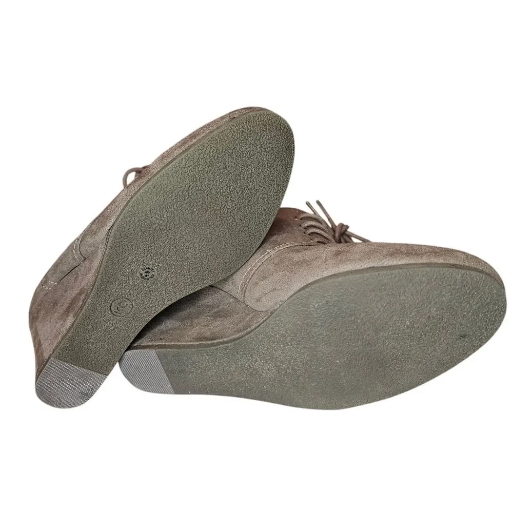 Arizona Jean Company Lilly Wedge Bootie Taupe